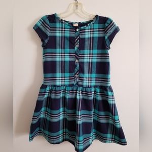 Girl Gymboree flannel dress size 10